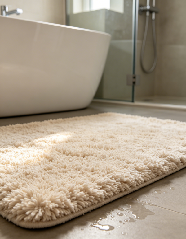 Soft Plush Bathroom Floor Rug