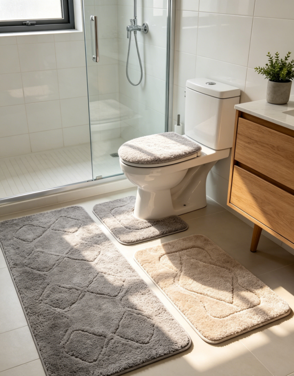 Quick Dry Microfiber Bathroom Rug