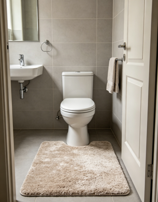 Compact Bathroom Absorbent Mat