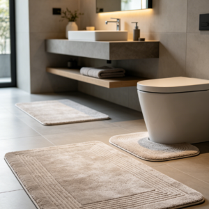 Premium Full Bathroom Mat Set